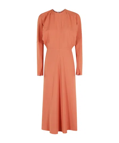 Victoria Beckham Dolman Midi In Red