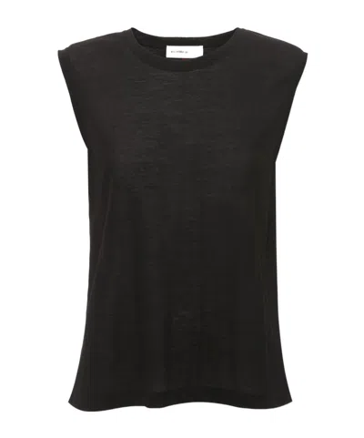 Victoria Beckham Round-neck Vest In Black