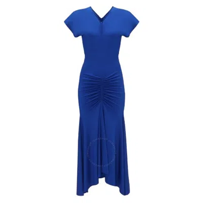 VICTORIA BECKHAM VICTORIA BECKHAM RUCHED ASYMMETRIC MIDI DRESS