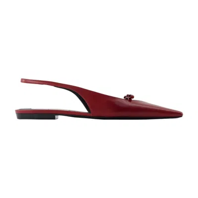 Victoria Beckham Sandals In Burgundy