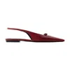 Victoria Beckham Slingback Pointed-toe Pumps In Red