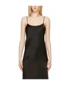 Victoria Beckham Draped Satin-crepe Camisole In Black