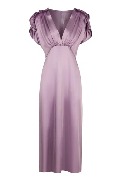 VICTORIA BECKHAM SATIN DRESS