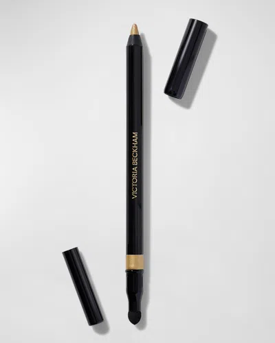 Victoria Beckham Satin Kajal Jewel Liner In Gold Lamé