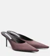 Victoria Beckham 75mm Sloan Pointed-toe Stiletto Mules In Brown