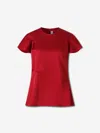 Victoria Beckham Draped Pleat Detail Top In Red