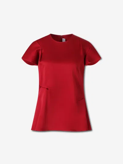VICTORIA BECKHAM VICTORIA BECKHAM SATIN PLEATS TOP