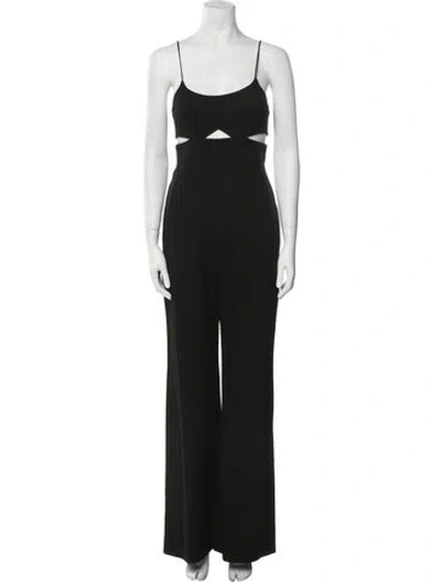 Pre-owned Victoria Beckham Scoop Neck Jumpsuit In Black