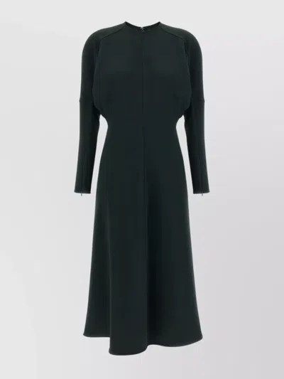 Victoria Beckham 'seam Detailing Midi Sleeve Dress'