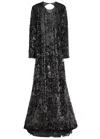 Victoria Beckham Sequin-embellished Open-back Tulle Gown In Black