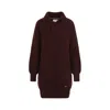 Victoria Beckham Wool Sweater In Brown