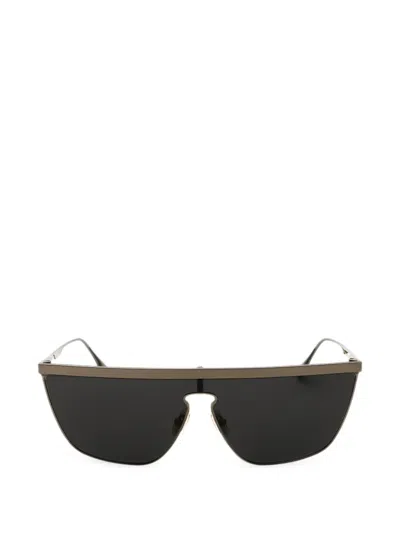 Victoria Beckham Vb245s Shield Metal Frame Sunglasses In Multi