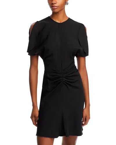 VICTORIA BECKHAM SHIRRED FRONT MINI DRESS