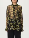 Victoria Beckham Floral Pattern Pyjama Shirt With Chest Pocket