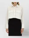 Victoria Beckham Shirt With Long Sleeves And Pockets