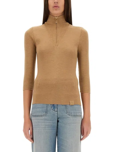 VICTORIA BECKHAM VICTORIA BECKHAM SHIRT WITH ZIP.