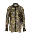 Victoria Beckham Floral Pattern Pyjama Shirt With Chest Pocket