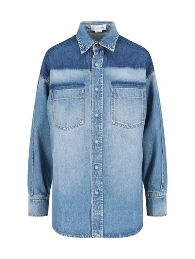 Victoria Beckham Shirts In Blue