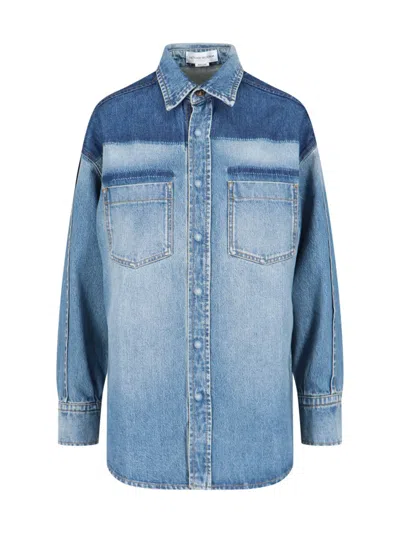 Victoria Beckham Shirts In Blue