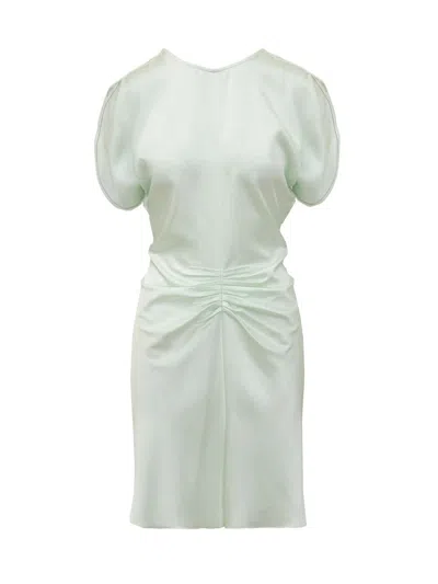 Victoria Beckham Short Dress With Curl In White