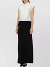 Victoria Beckham Short Sleeve Cotton Blouse