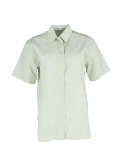 Pre-owned Victoria Beckham Short-sleeve Shirt In Green