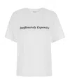 Victoria Beckham White T-shirt With Slogan Lettering On The Front In White
