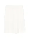 Victoria Beckham Tailored Pleated Shorts In White
