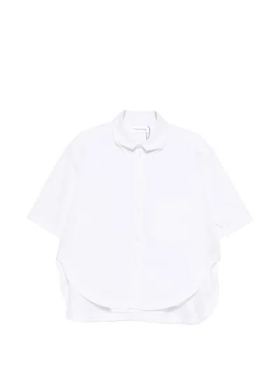 Victoria Beckham Short-sleeve Shirt In White