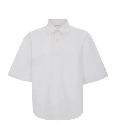 Victoria Beckham Short-sleeved Shirt In White