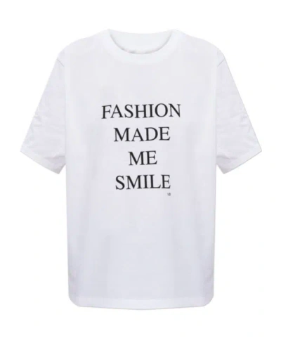 Victoria Beckham Short-sleeved T-shirt In White