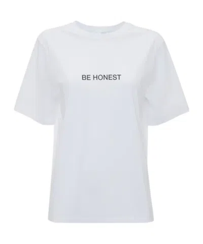 Victoria Beckham Short-sleeved T-shirt In White