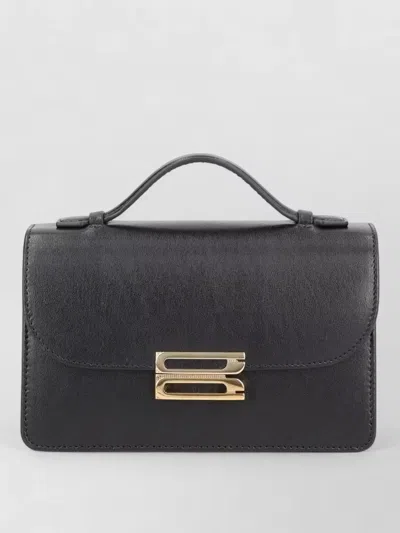 Victoria Beckham Shoulder Bag Structured Silhouette Top Handle In Red