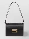 Victoria Beckham Shoulder Bag With Adjustable Strap And Gold-tone Hardware In Black