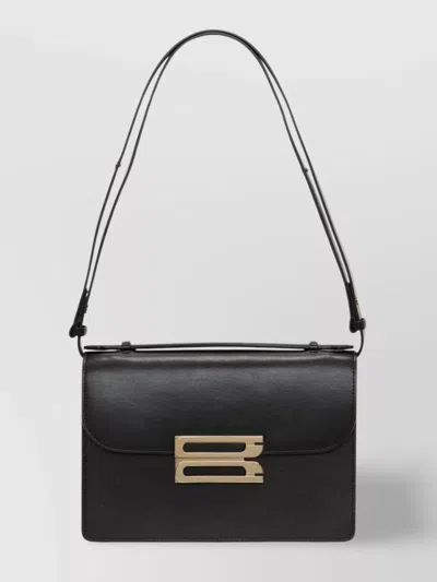 VICTORIA BECKHAM SHOULDER BAG WITH ADJUSTABLE STRAP AND GOLD-TONE HARDWARE
