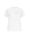 Victoria Beckham Womens White Logo-print Regular-fit Organic-cotton Jersey T-shirt Xl In White