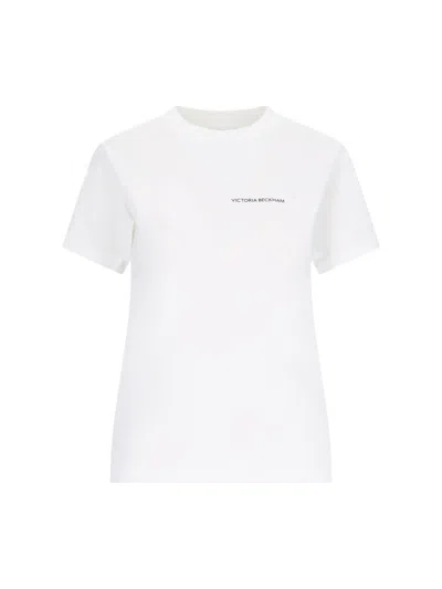 VICTORIA BECKHAM 'SHRUNKEN LOGO' T-SHIRT