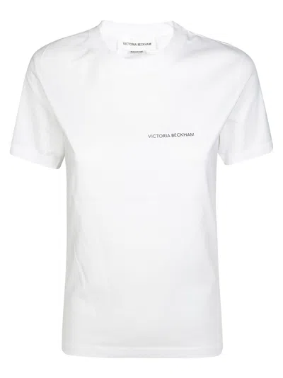 VICTORIA BECKHAM VICTORIA BECKHAM SHRUNKEN LOGO TEE