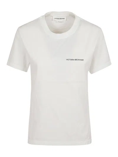 Victoria Beckham T-shirt With Print In White
