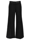 Victoria Beckham Side Panel Wool-blend Wide-leg Pants