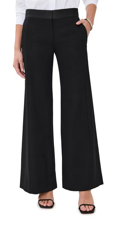 Victoria Beckham Wool Pants In Black