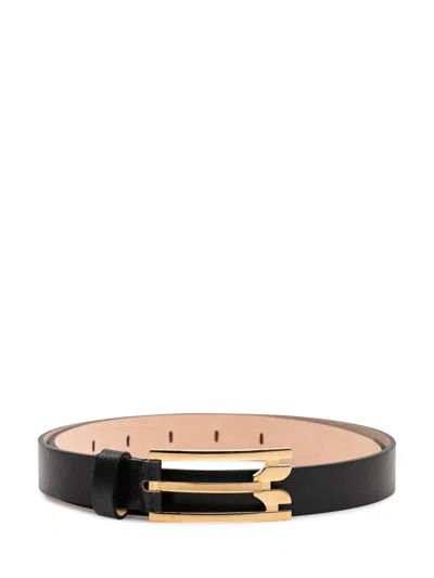 Victoria Beckham Signature Belt - Mini In Black