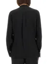Victoria Beckham Silk Shirt In Black