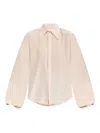 Victoria Beckham Silk Shirt In Pink
