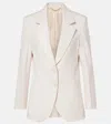 Victoria Beckham Single-breasted Blazer In White