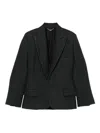 Victoria Beckham Single-breasted Jacket In Gray