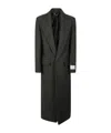 Victoria Beckham Single Breasted Mid-length Coat In Black