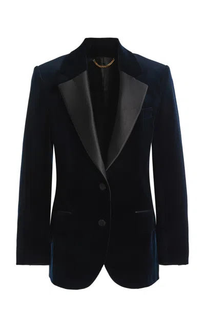 Victoria Beckham Single Breasted Tailored Jacket In Black