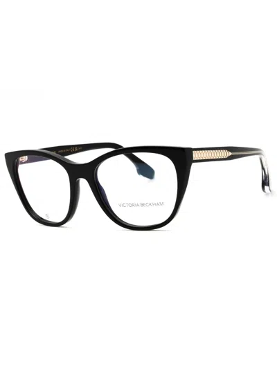 Victoria Beckham Sleek Cat Eye Eyeglasses For Women In Black