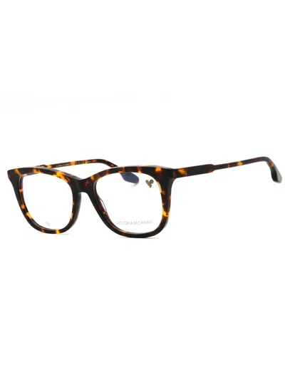Victoria Beckham Sleek Rectangular Women's Eyeglasses In Brown
